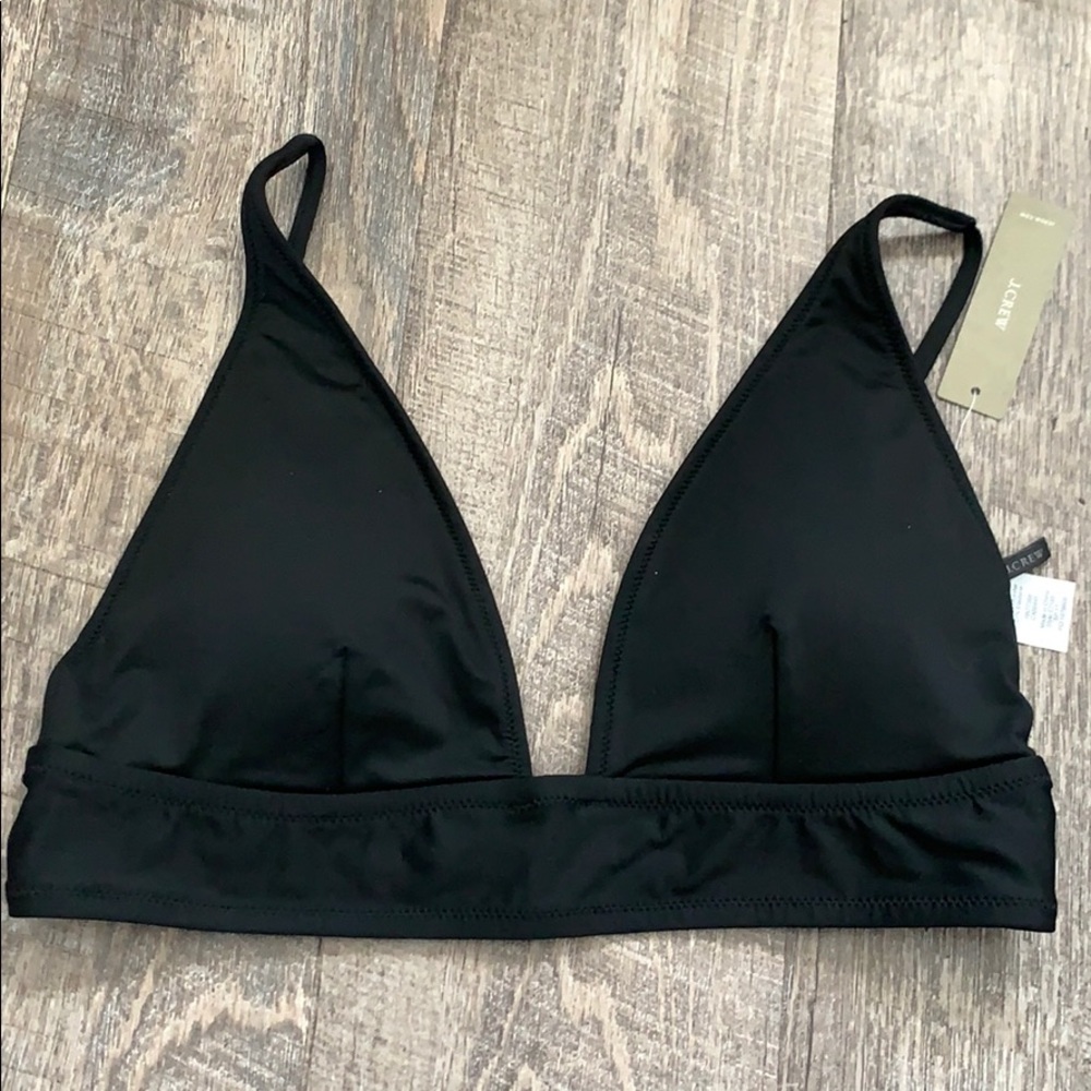 Women’s jcrew black swimsuit Bikini top